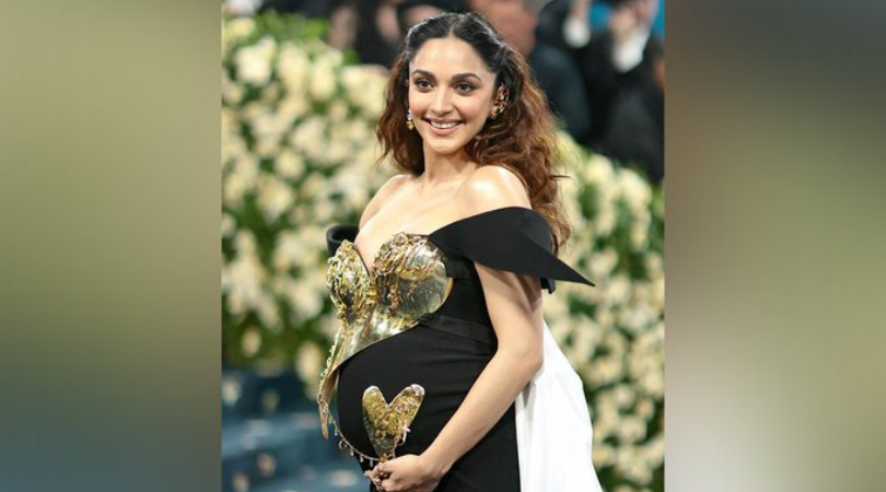 Mom-to-be Kiara Advani flaunts her baby bump at Met Gala debut, hubby  Sidharth Malhotra