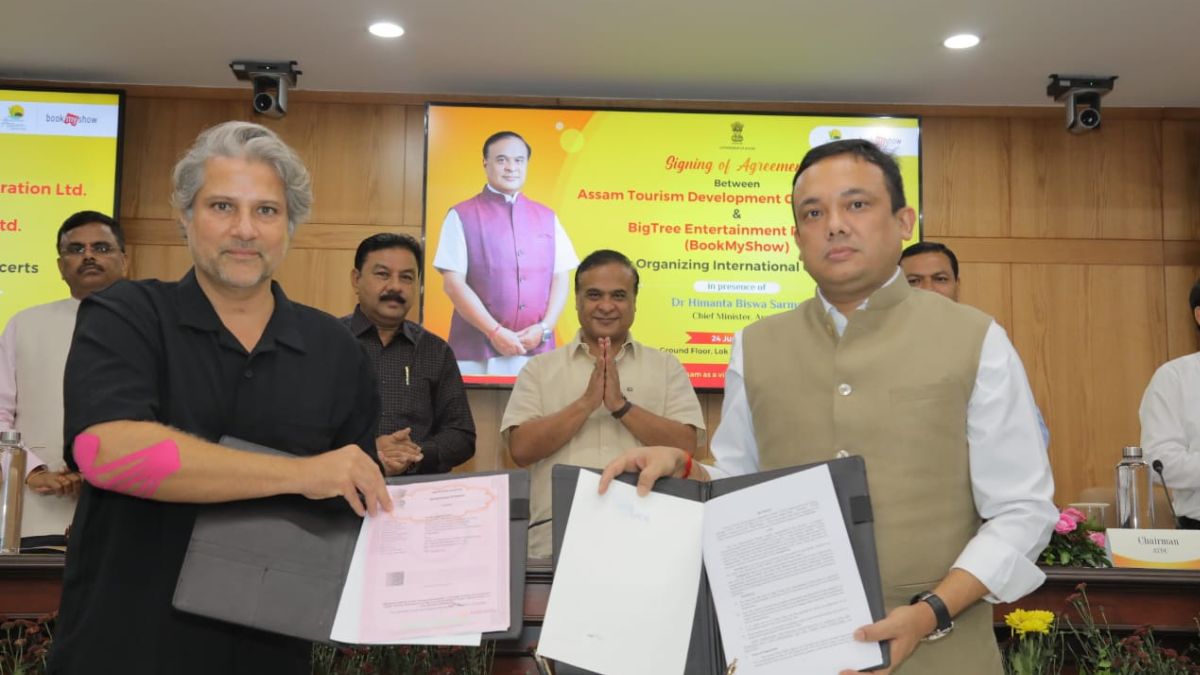 Assam Govt Signs MoU With BookMyShow To Host International Music Events assam-govt-signs-mou-with-bookmyshow-to-host-international-music-events
