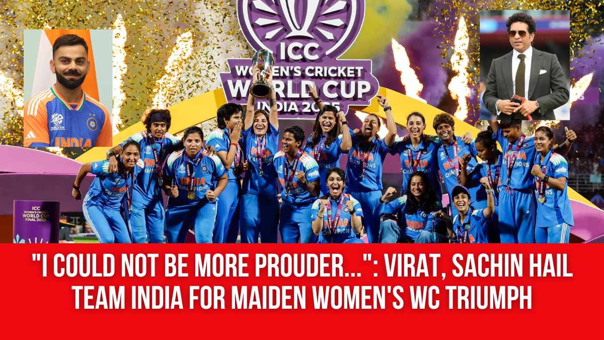"I could not be more prouder...": Virat, Sachin hail Team India for ...