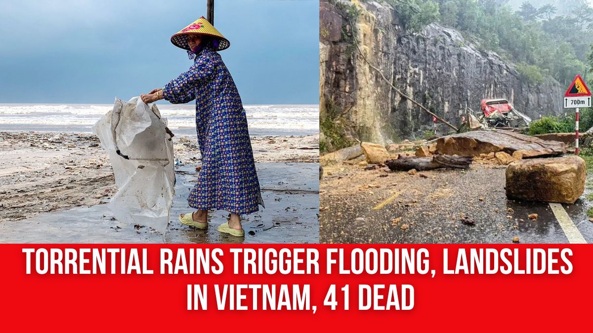 Torrential rains trigger flooding, landslides in Vietnam, 41 dead