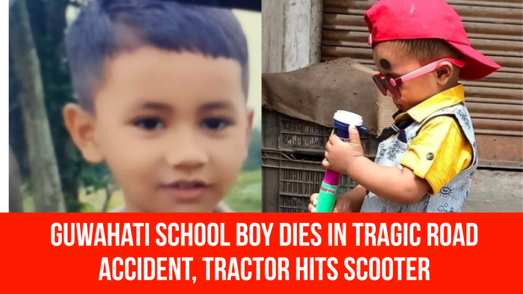 Guwahati School Boy Dies in Tragic Road Accident, Tractor Hits Scooter