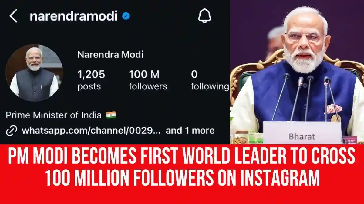PM Modi becomes first world leader to cross 100 million followers on ...