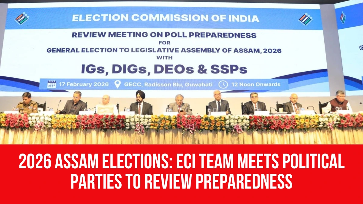 Assam Ruling Party 2026 Assam Elections: ECI Team Meets Political Parties to Review ...