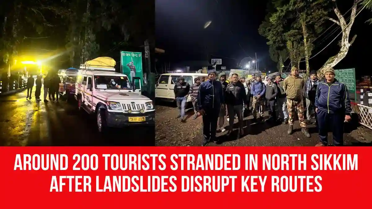 Around 200 Tourists Stranded in North Sikkim After Landslides Disrupt ...