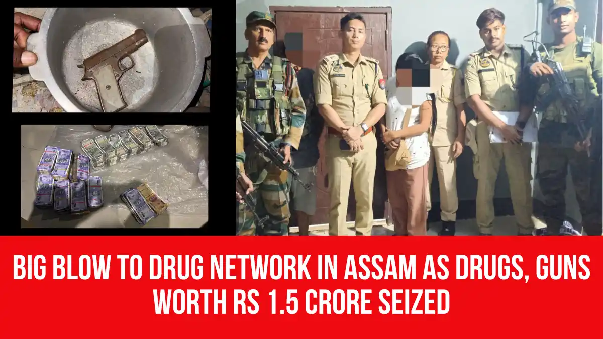 Big Blow to Drug Network in Assam as Drugs, Guns worth Rs 1.5 Crore Seized