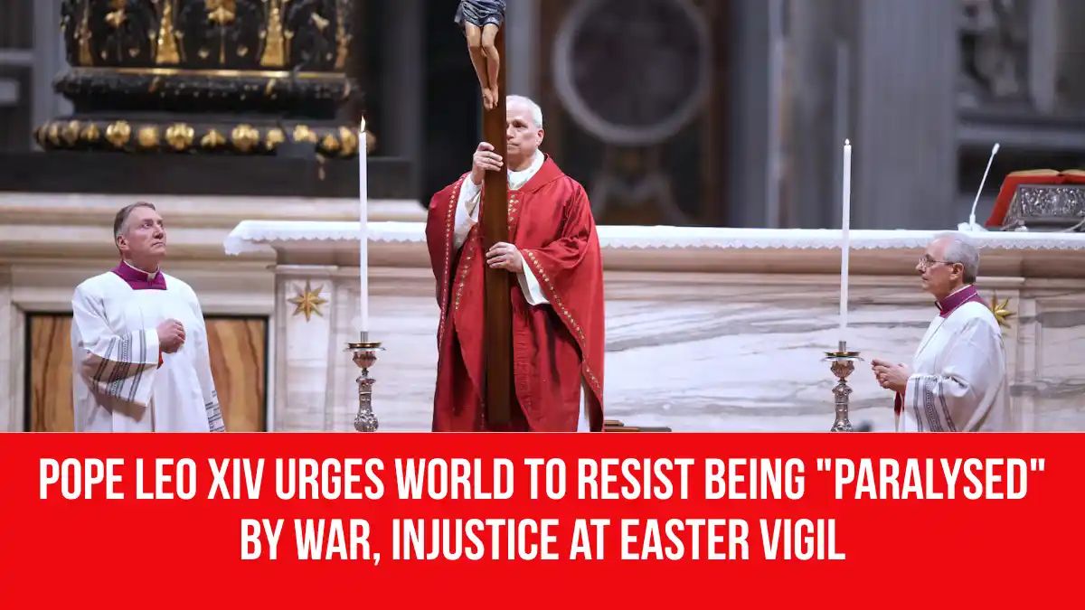 Pope Leo XIV urges world to resist being "paralysed" by war, injustice ...