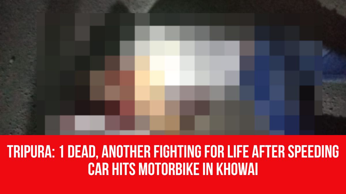 Tripura: 1 Dead, Another Fighting for Life After Speeding Car Hits ...