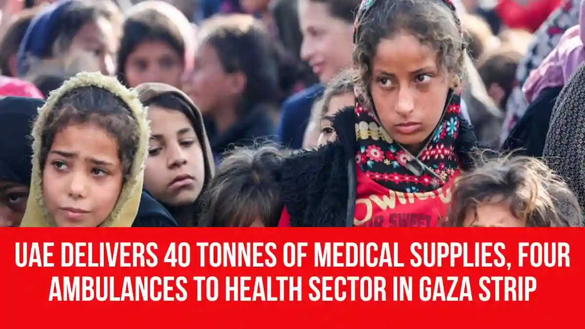 UAE Delivers 40 Tonnes Medical Aid to Gaza: Strategic Relief