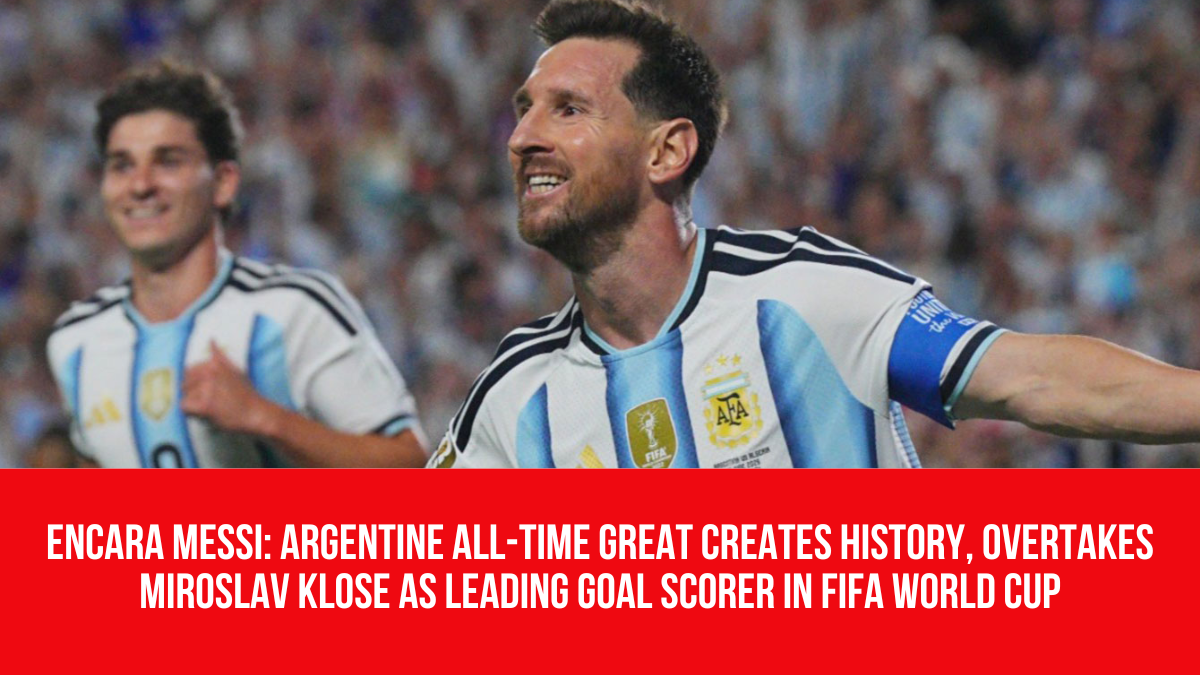 Encara Messi: Argentine all-time great creates history, overtakes ...