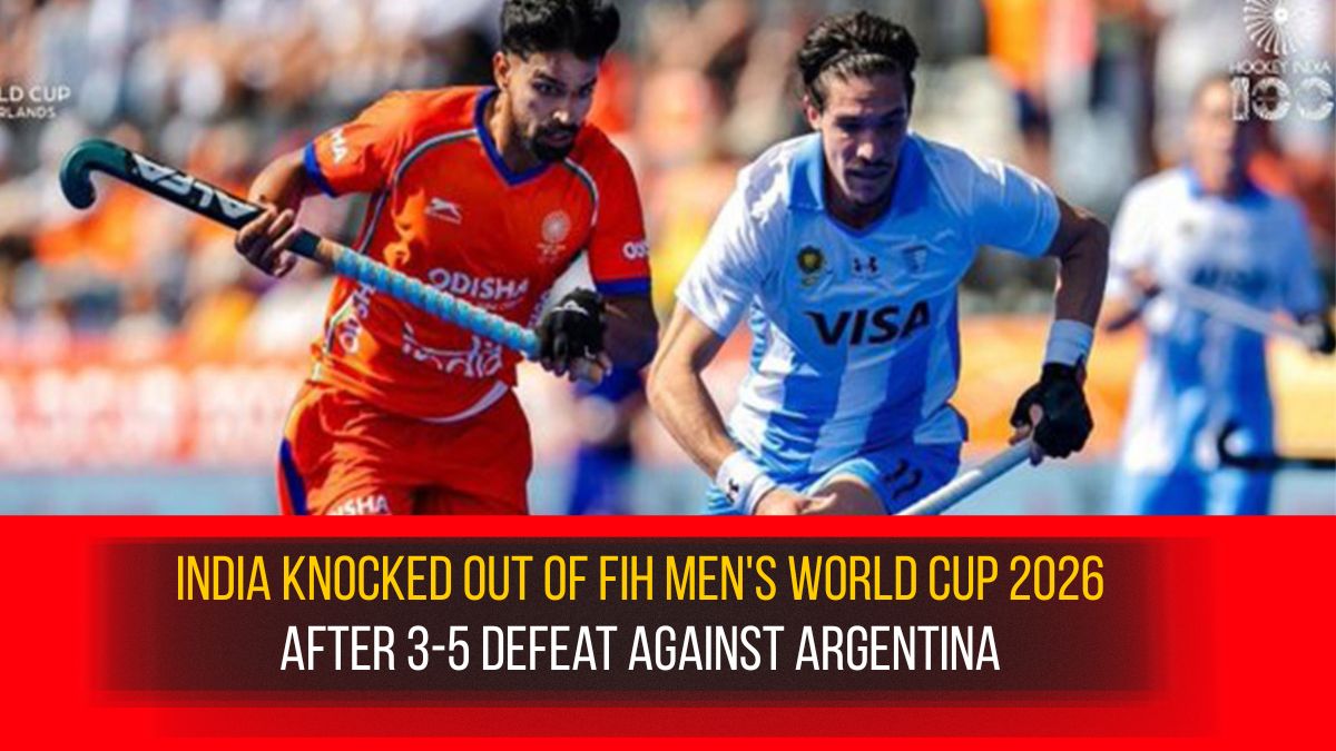 India knocked out of FIH Mens World Cup 2026 after 3-5 defeat against Argentina - Northeast Live thumbnail