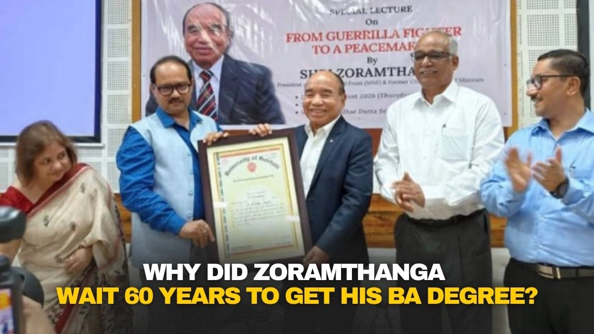 Passed BA 60 Years Ago, Ex-Mizoram CM Zoramthanga Receives Degree Today From Gauhati University