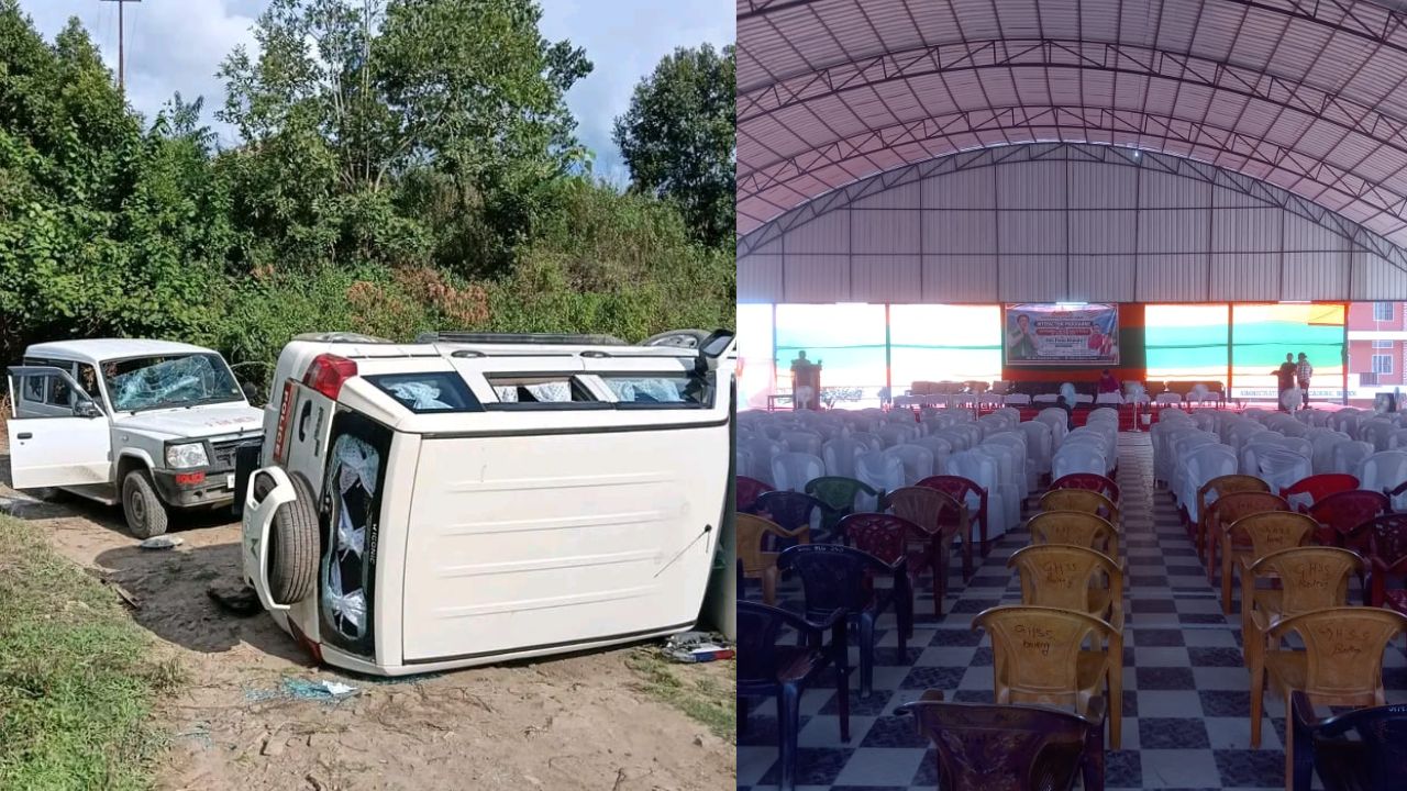 Deploytec Siang Tense After Violent Clashes Ahead Of CM Khandu’s Visit, Massive ...